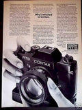 Contax Rtes Camera Vintage Retro Advert Ads A4 Photo Print