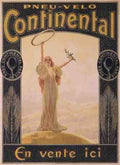 Continental Tires Poster Vintage Advert A4 Photo Print