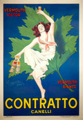 ContrattoBlue Advert A4 Photo Print