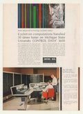 Control Data 3600 Vintage Retro Advert Ads A4 Photo Print