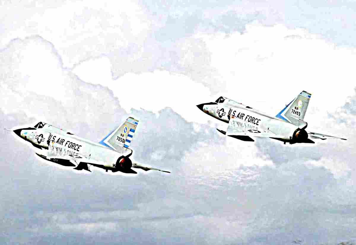 Convair F106 Delta Dart Supersonic Interceptor Aircraft Usa 22 (2) Military A4 Photo Print
