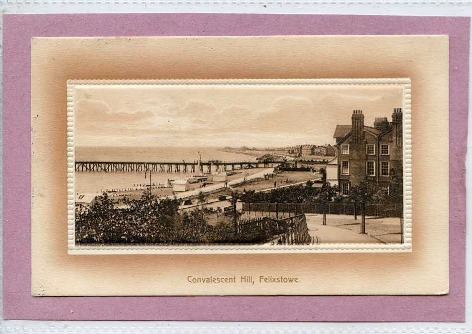 Convalescent Hill Felixstowe Suffolk Dated 1915 Vintage A4 Photo Print