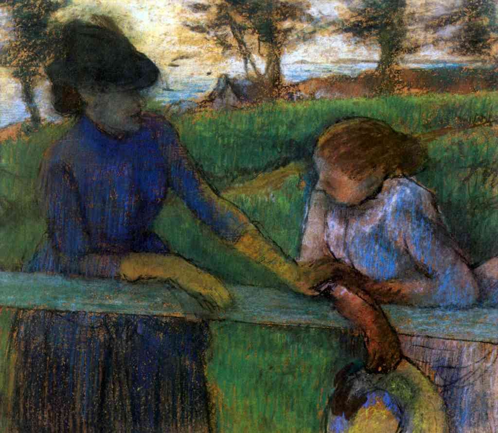 Conversation Degas A4 Photo Print
