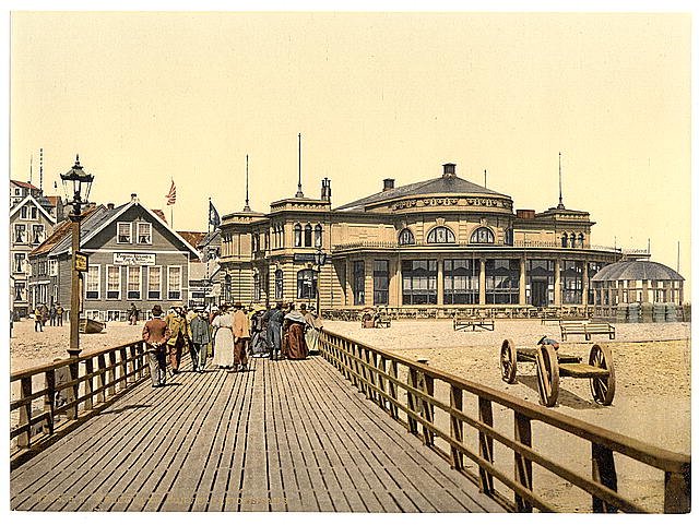 Conversation House Helgoland Vintage A4 Photo Print