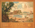 Conway Castle Lms Vintage Retro Advert Poster A4 Photo Print