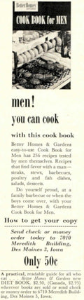 Cook Book Men Vintage Retro Advert Ads A4 Photo Print
