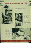 Cooked Meat Cooling Vintage Retro Advert Poster A4 Photo Print
