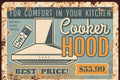 Cooker Hood Remote Vintage Retro Advert Poster A4 Photo Print