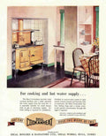 Cookheat Stove 1940s Vintage Retro Advert Poster A4 Photo Print