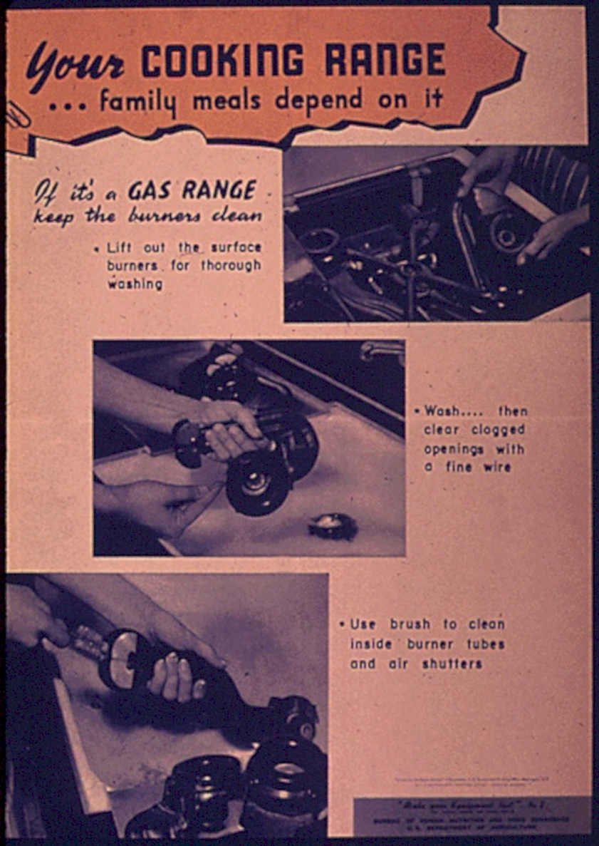Cooking Range Clean Vintage Retro Advert Poster A4 Photo Print