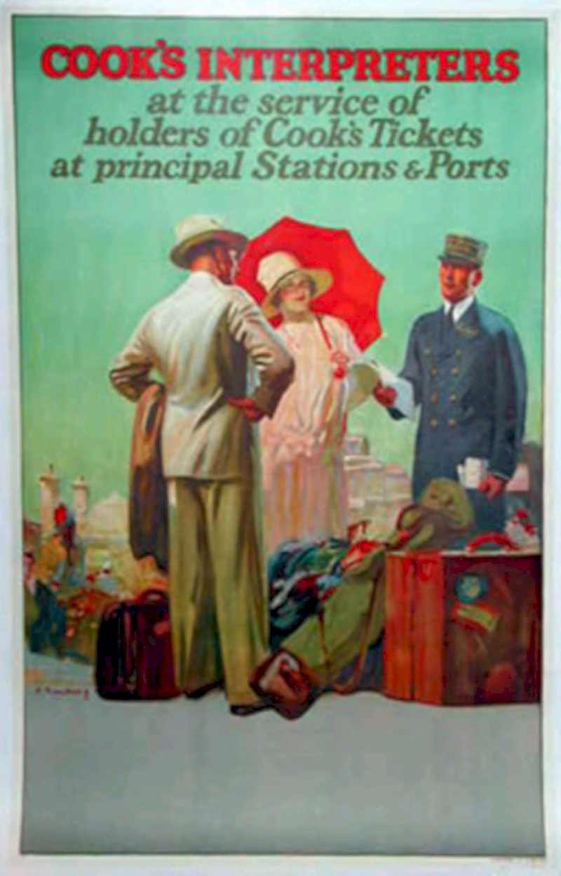 Cooks Interpreters Station Vintage Retro Advert Poster A4 Photo Print