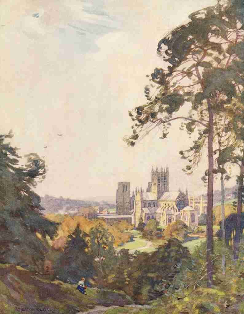 Cooper Alfred Heaton 1863 1929 Somerset 1927 Wells Cathedral A4 Photo Print