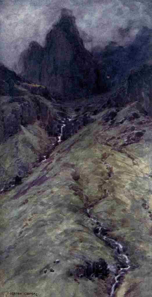 Cooper Alfred Heaton 1863 1929 The English Lakes 1908 The Pillar Rock of Ennerdale A4 Photo Print