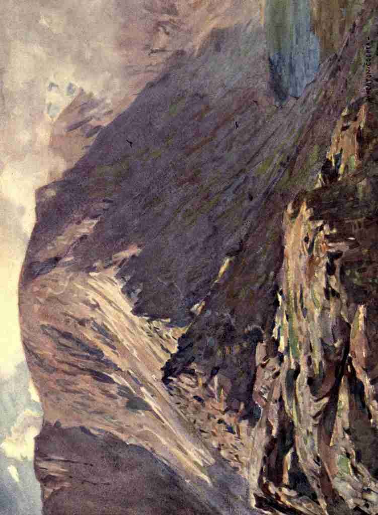 Cooper Alfred Heaton 1863 1929 Wild Lakeland 1922 Striding Edge Helvellyn A4 Photo Print