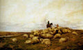 Cooper Thomas Sidney A shepherd With His Flock A4 Photo Print
