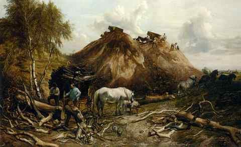 Cooper Thomas Sidney Clearing The Wood For The Iron Way A4 Photo Print