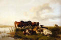 Cooper Thomas Sidney The Lowland Herd A4 Photo Print