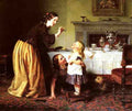 Cope Charles West Breakfast Time A4 Photo Print