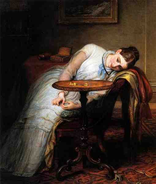 Cope Charles West Hope Deferred And Hopes And Fears That Kindle Hope A4 Photo Print