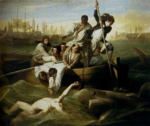 Copley John Singleton Brrok Watson And The Shark A4 Photo Print