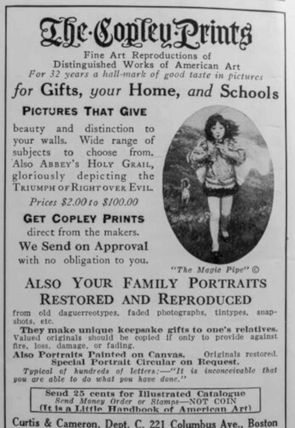 Copley Prints Magic Vintage Retro Advert Poster A4 Photo Print