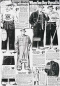 Copper Riveted Overalls Vintage Retro Advert Ads A4 Photo Print