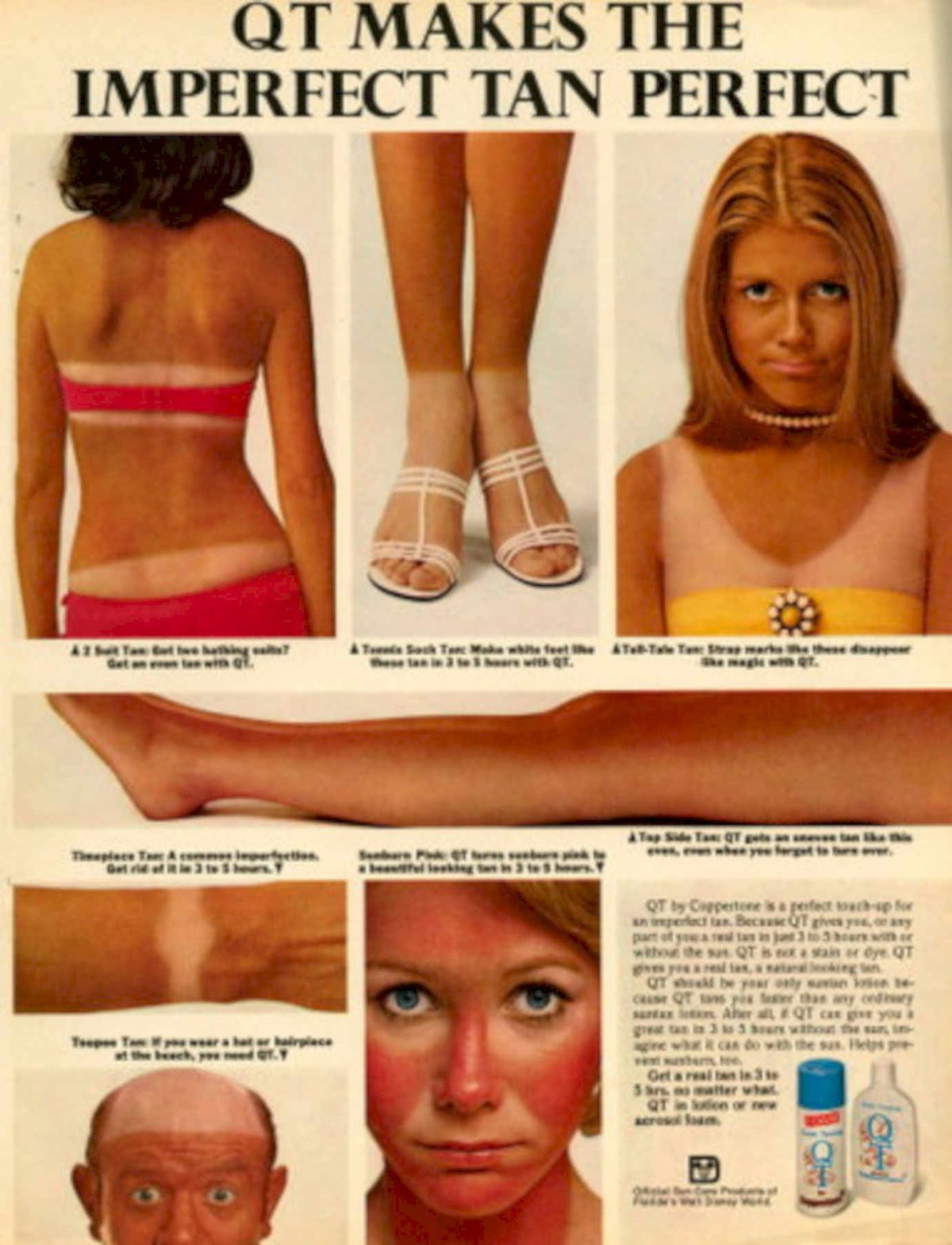 Coppertone Tan Women 1970s Vintage Retro Advert