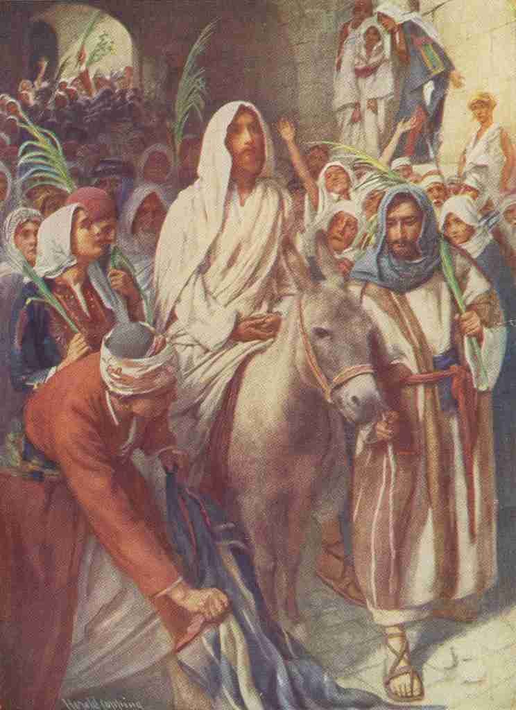 Copping Harold Stories about Jesus 1959 Palm Sunday A4 Photo Print