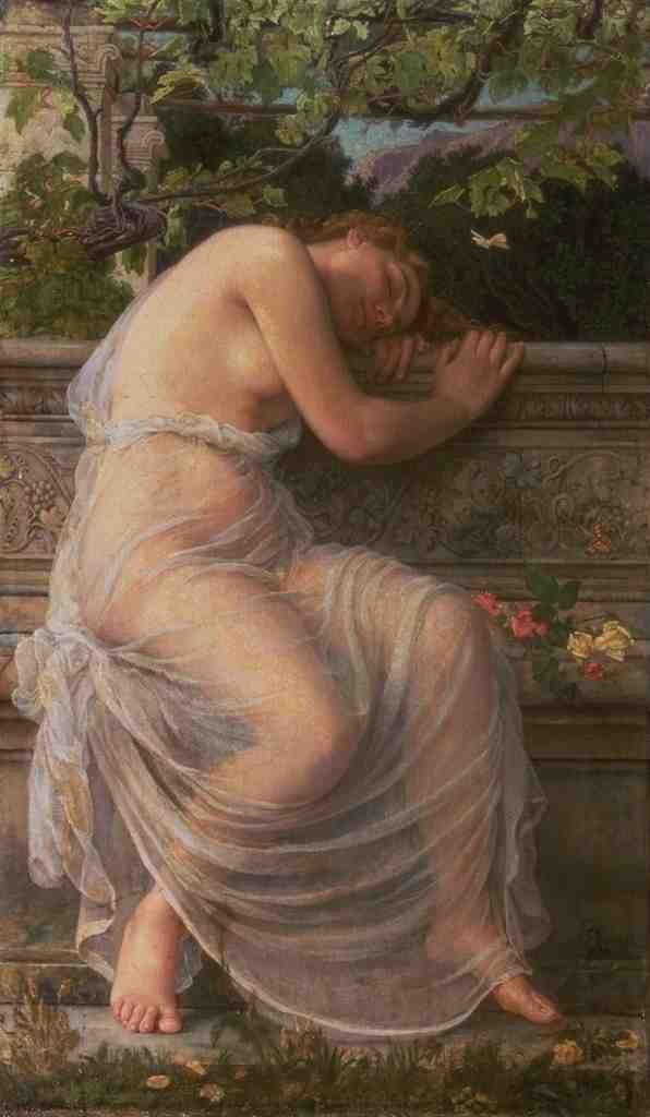 Corbet Edith The Sleeping Girl Art A4 Photo Print