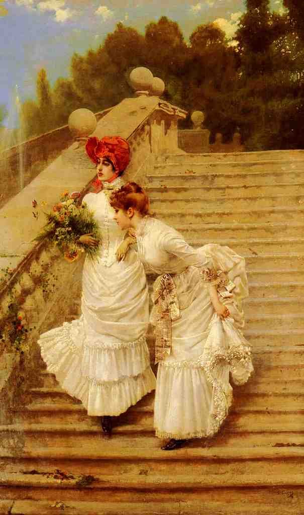 Corcos Vittorio Matteo The Rendezvous A4 Photo Print