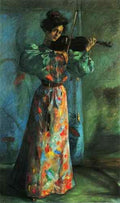Corinth Lovis The Violinist  A4 Photo Print
