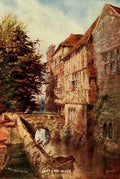 Corke Charles Essenhigh 1852 1922 English Homes & Villages 1909 Ightam Mote 2 A4 Photo Print