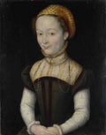 Corneille de Lyon Portrait of a Woman A4 Photo Print
