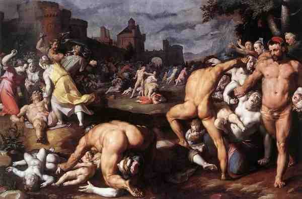 Cornelis Van Haarlem Massacre Of The Innocents 1590 A4 Photo Print