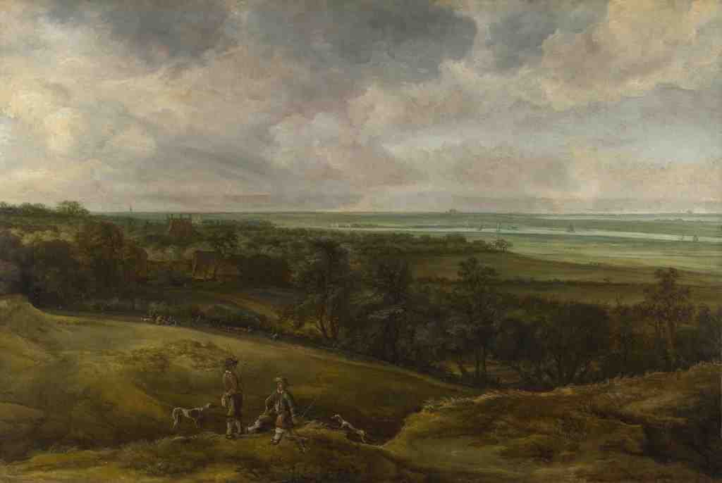 Cornelis van der Schalcke An Extensive River Landscape A4 Photo Print