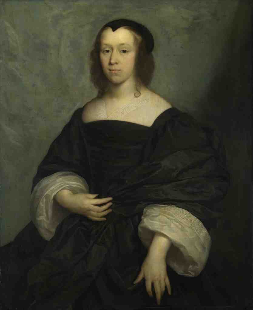 Cornelius Johnson Portrait of a Lady A4 Photo Print