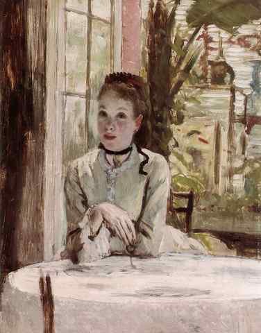Corot A Woman In An Elegant Interior A4 Photo Print