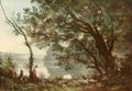 Corot Camille 1931 Souvenir de Morte Fontaine A4 Photo Print