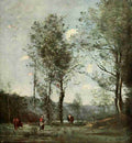 Corot Camille Early hour Corot & Millet 1902 A4 Photo Print