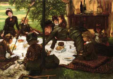 Corot Childrens Party A4 Photo Print