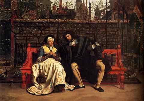 Corot Faust And Marguerite In The Garden A4 Photo Print