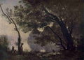 Corot Jean Baptiste C 1796 1875 1934 Souvenir dItalie A4 Photo Print
