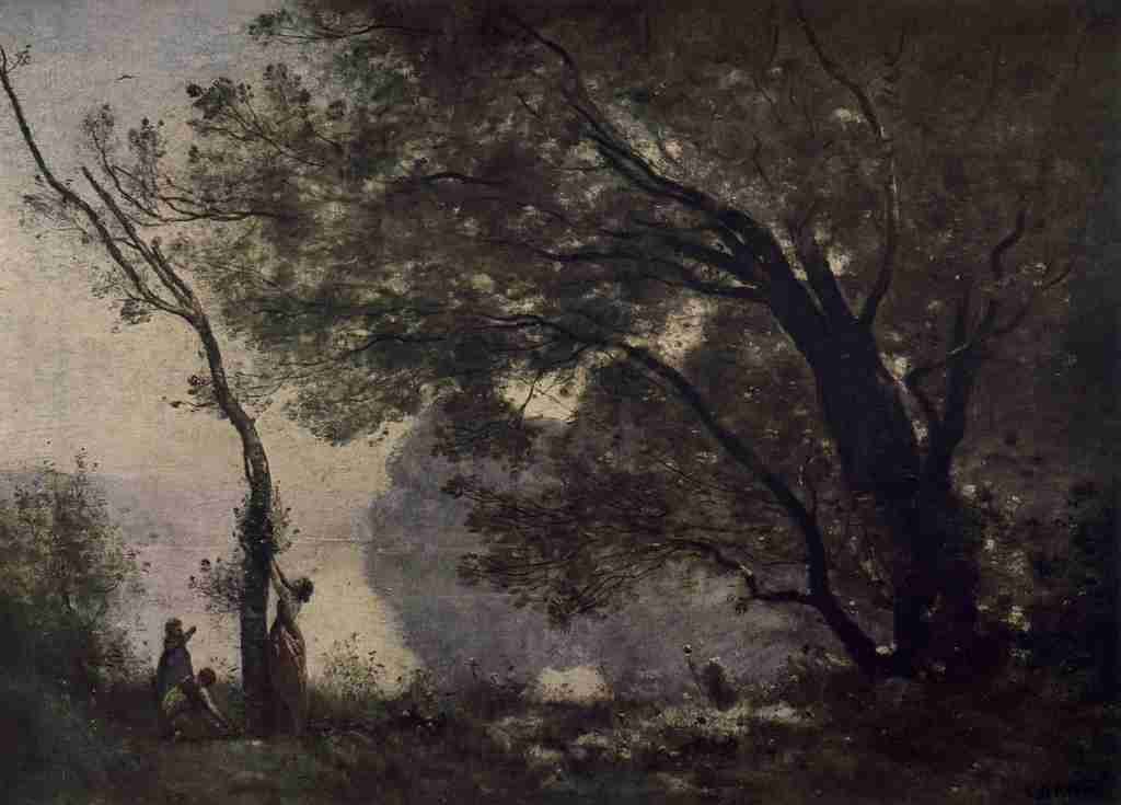 Corot Jean Baptiste C 1796 1875 1934 Souvenir dItalie A4 Photo Print