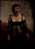 Corot Jean Baptiste C 1796 1875 Agostina A4 Photo Print