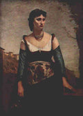 Corot Jean Baptiste Camille 1796 1875 Agostina A4 Photo Print