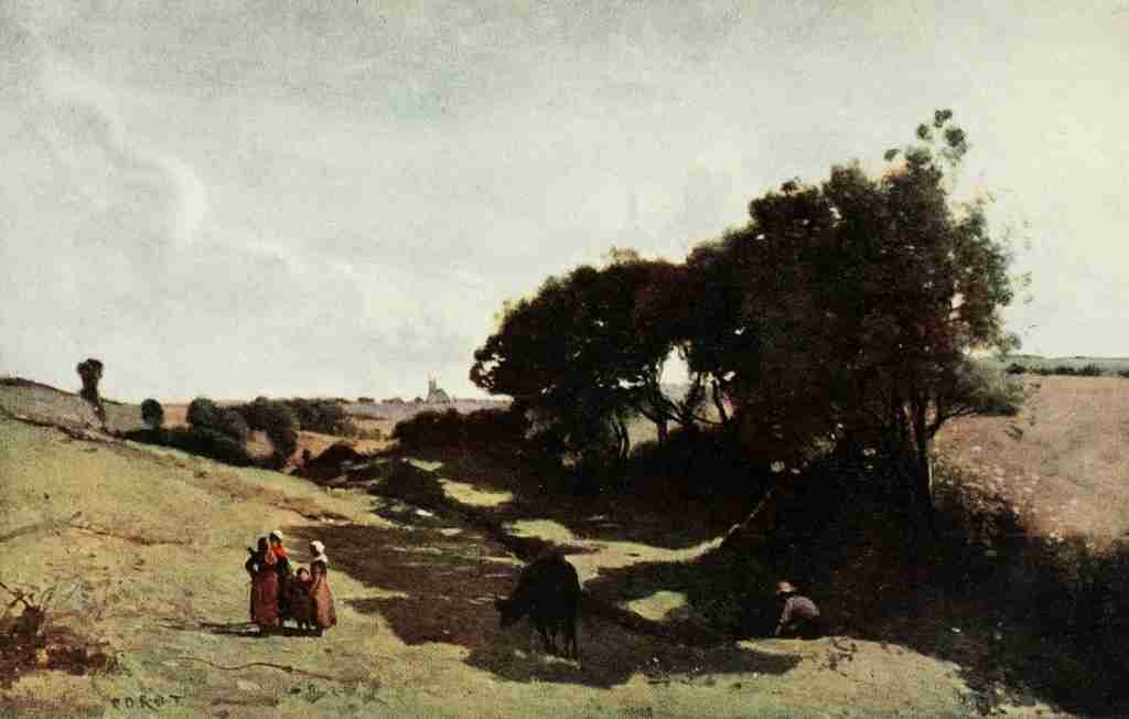 Corot Jean Baptiste Camille 1796 1875 Le Vallon Corot 1910 A4 Photo Print