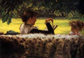 Corot Reading A Story A4 Photo Print