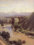 Corot The Augustan Bridge At Narni Detail A4 Photo Print