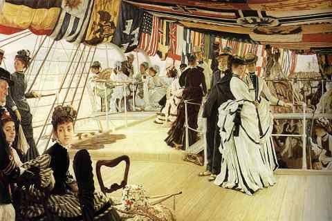 Corot The Ball On Shipboard A4 Photo Print