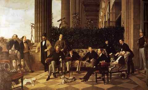 Corot The Circle Of The Rue Royale A4 Photo Print